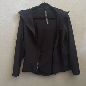 Lululemon Athletica Black Utility Jacket Lightweight Hooded